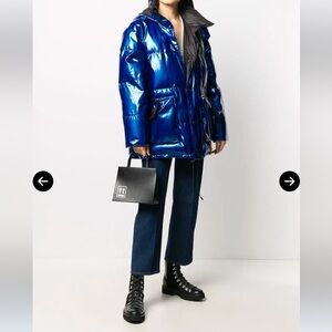 Mr. & Mrs. Italy padded waterproof down filled jacket coat with visor hood